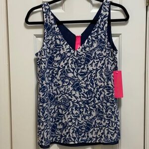 Lilly Pulitzer Florin Sleeveless V Neck NWT